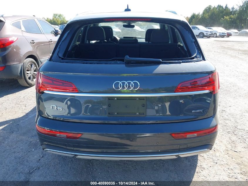 2021 Audi Q5 Premium VIN: WA1AAAFY1M2002705 Lot: 40590035