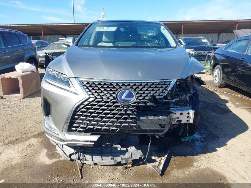 2021 Lexus Rx 450H VIN: 2T2JGMDAXMC066394 Lot: 40590046