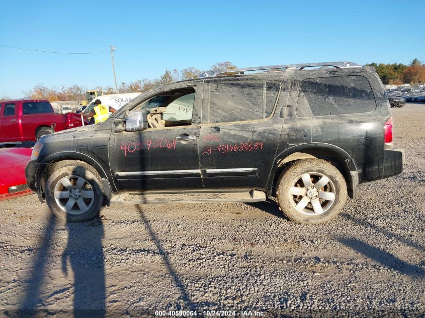 2014 Nissan Armada Sl VIN: 5N1AA0NC1EN609687 Lot: 40590064