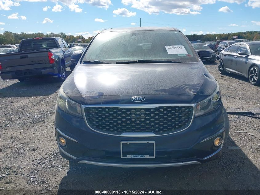 2018 Kia Sedona Sx Limited VIN: KNDME5C13J6352069 Lot: 40590113