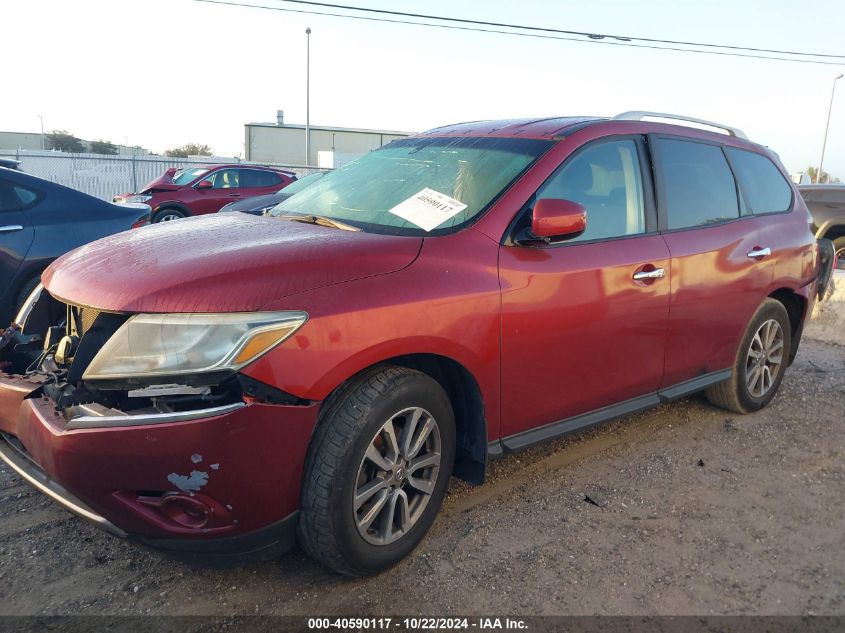 2015 Nissan Pathfinder S VIN: 5N1AR2MN7FC647719 Lot: 40590117