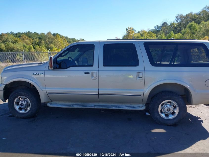 2005 Ford Excursion Limited VIN: 1FMNU43S25ED44952 Lot: 40590129