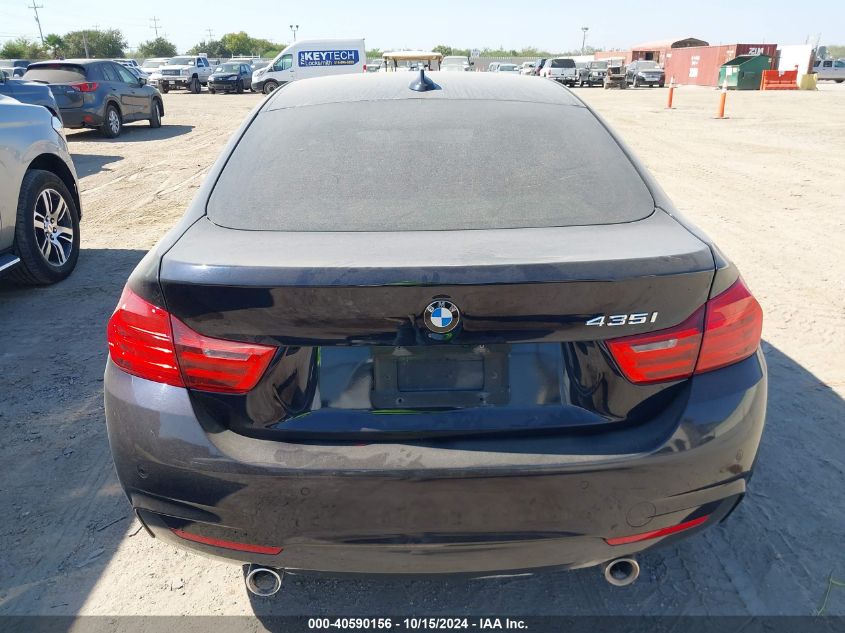 2015 BMW 435I Gran Coupe VIN: WBA4B1C59FD954723 Lot: 40590156