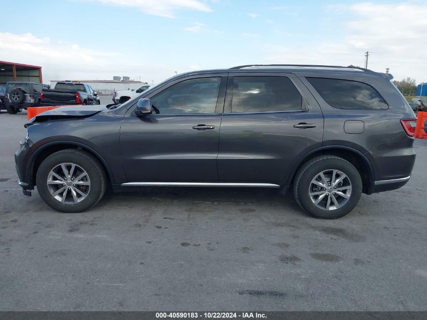 2016 Dodge Durango Limited VIN: 1C4RDJDG9GC460081 Lot: 40590183