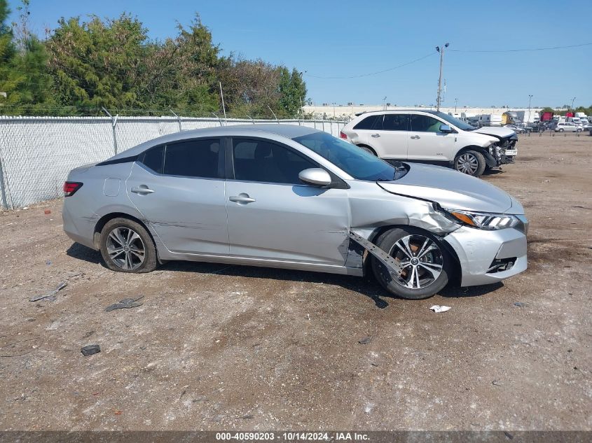 2021 Nissan Sentra Sv Xtronic Cvt VIN: 3N1AB8CV5MY293106 Lot: 40590203