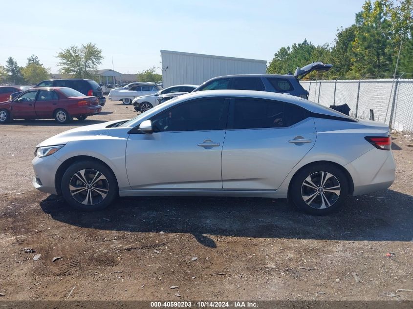 2021 Nissan Sentra Sv Xtronic Cvt VIN: 3N1AB8CV5MY293106 Lot: 40590203