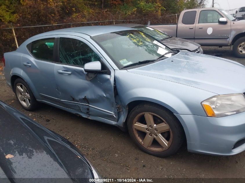 2013 Dodge Avenger Sxt VIN: 1C3CDZCB7DN682035 Lot: 40590211