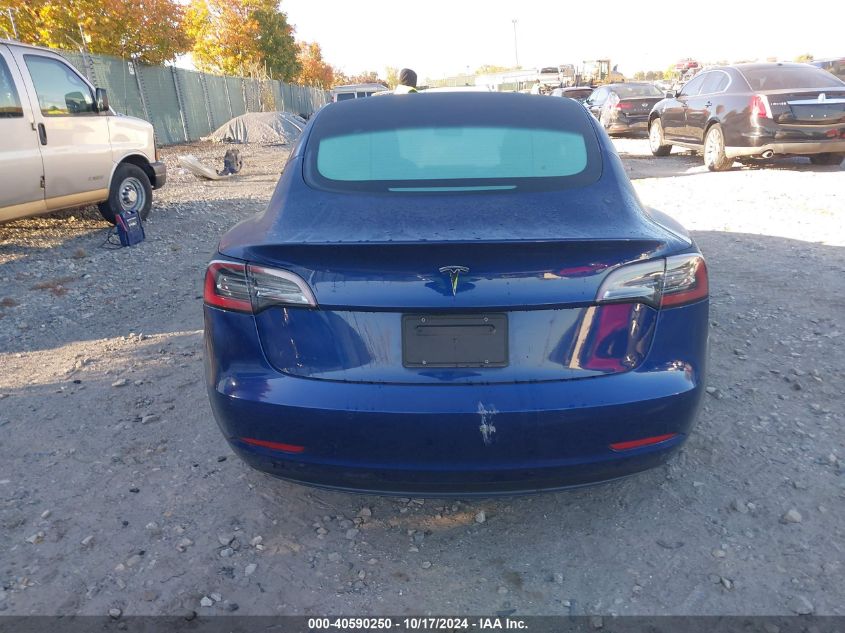 2022 Tesla Model 3 Rear-Wheel Drive VIN: 5YJ3E1EA5NF188397 Lot: 40590250