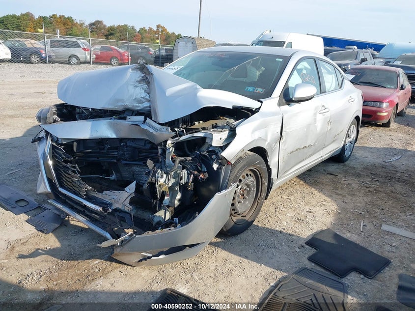 VIN 3N1AB8BV1MY277700 2021 NISSAN SENTRA S XTRONIC CVT