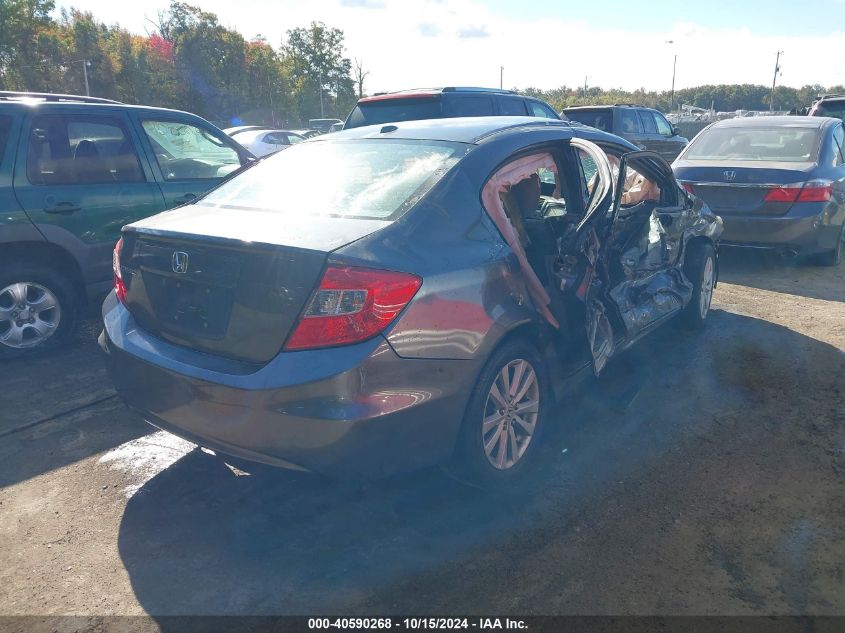 2012 Honda Civic Ex VIN: 2HGFB2F80CH573124 Lot: 40590268