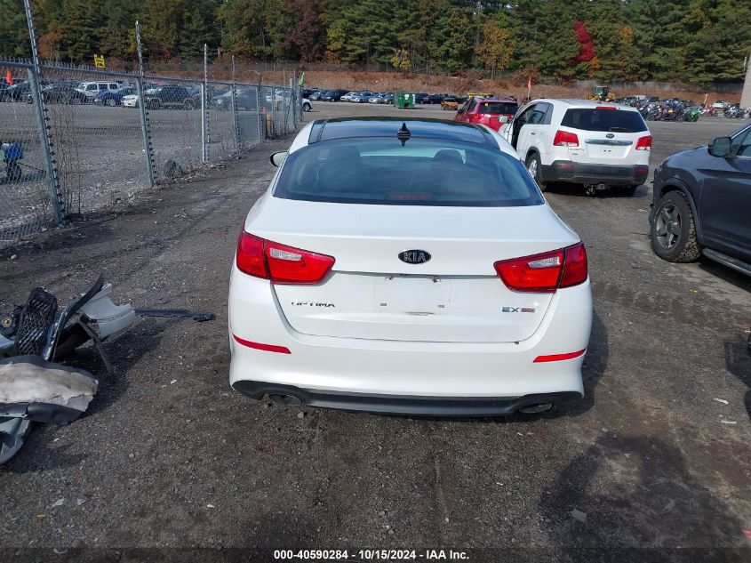 2015 Kia Optima Ex VIN: 5XXGN4A76FG483505 Lot: 40590284