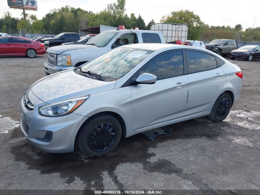 2016 Hyundai Accent Se VIN: KMHCT4AEXGU002293 Lot: 40590316