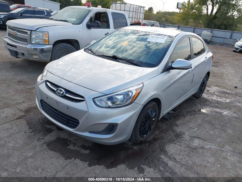 2016 Hyundai Accent Se VIN: KMHCT4AEXGU002293 Lot: 40590316