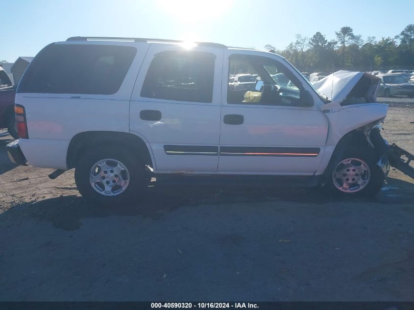 2005 Chevrolet Tahoe Ls VIN: 1GNEK13TX5J267411 Lot: 40590320