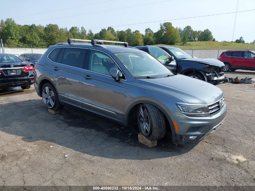 2018 Volkswagen Tiguan 2.0T Sel Premium VIN: 3VV5B7AX7JM221633 Lot: 40590332