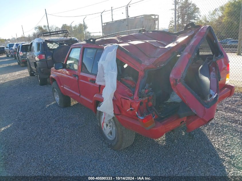 2000 Jeep Cherokee Classic VIN: 1J4FF58S4YL115796 Lot: 40590333