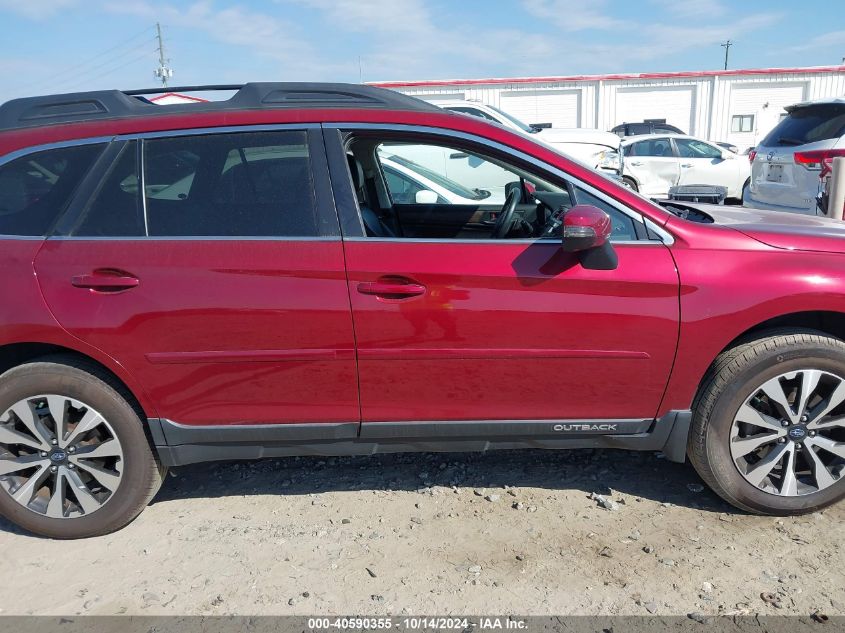 2015 Subaru Outback 2.5I Limited VIN: 4S4BSBNC5F3339728 Lot: 40590355