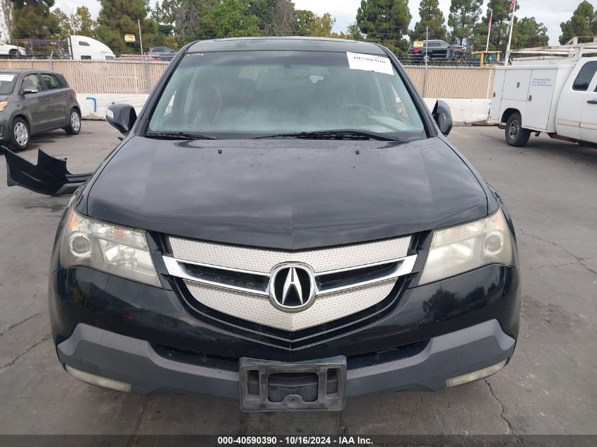 2009 Acura Mdx VIN: 2HNYD28289H500600 Lot: 40590390