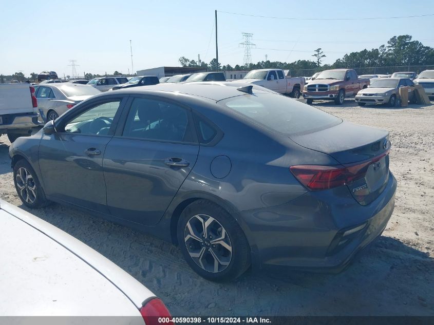 2021 Kia Forte Lxs VIN: 3KPF24AD0ME371654 Lot: 40590398