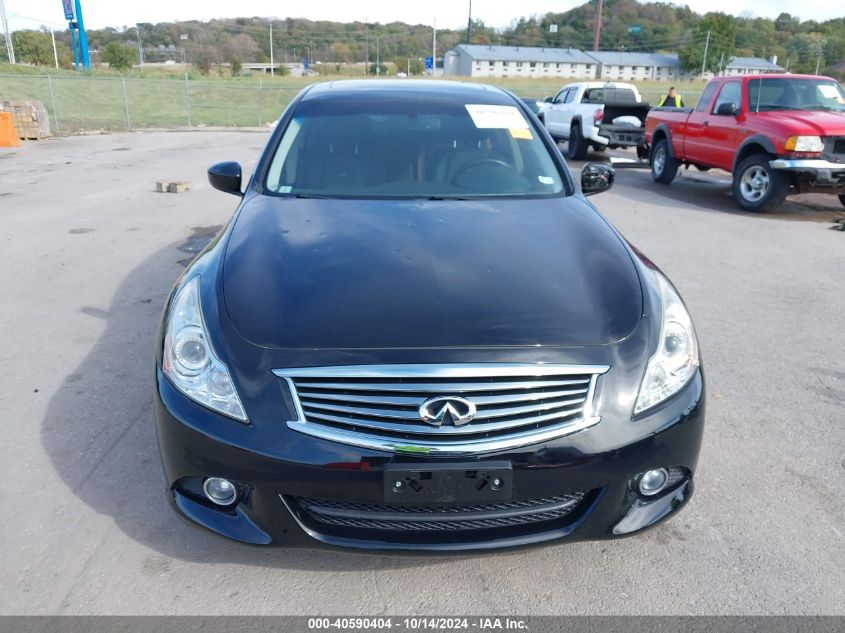 2011 Infiniti G25X VIN: JN1DV6AR3BM650992 Lot: 40590404