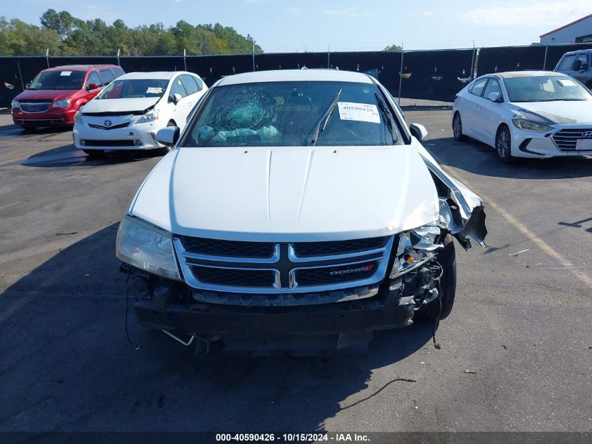 2013 Dodge Avenger Sxt VIN: 1C3CDZCB4DN707523 Lot: 40590426