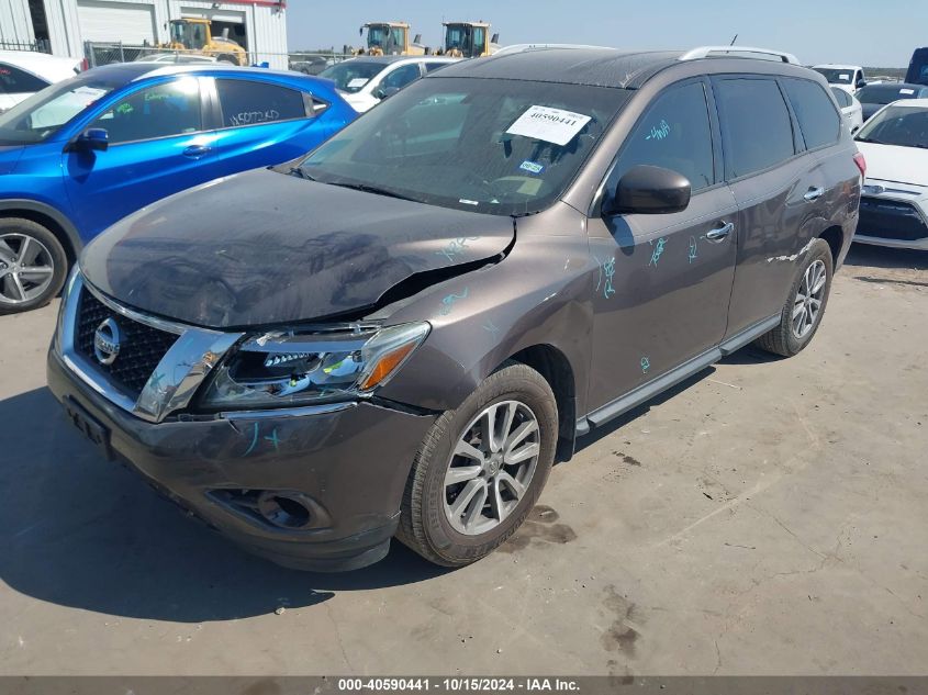 VIN 5N1AR2MN9GC624525 2016 Nissan Pathfinder, S no.2