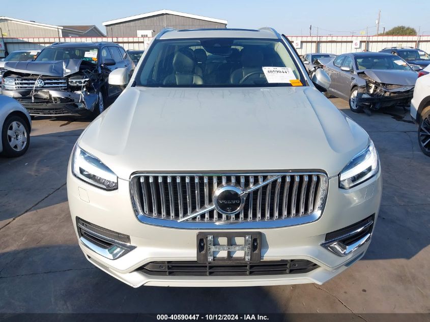 2021 Volvo Xc90 Recharge Plug-In Hybrid T8 Inscription 6 Passenger VIN: YV4BR00L6M1695350 Lot: 40590447