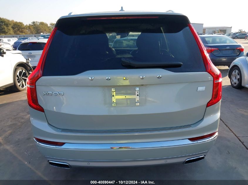 2021 Volvo Xc90 Recharge Plug-In Hybrid T8 Inscription 6 Passenger VIN: YV4BR00L6M1695350 Lot: 40590447