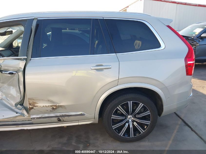 2021 Volvo Xc90 Recharge Plug-In Hybrid T8 Inscription 6 Passenger VIN: YV4BR00L6M1695350 Lot: 40590447