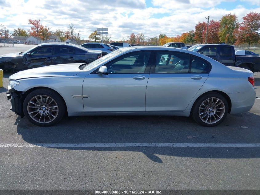 2013 BMW 740I VIN: WBAYA6C58DD143879 Lot: 40590483