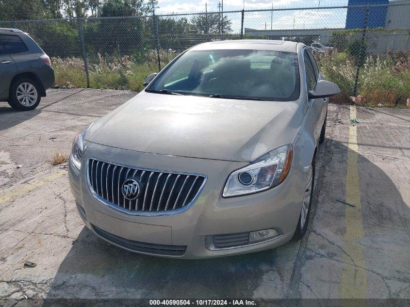 2011 Buick Regal Cxl Turbo Russelsheim VIN: W04GY5GV0B1106784 Lot: 40590504