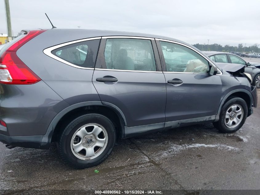 2016 Honda Cr-V Lx VIN: 3CZRM3H39GG700224 Lot: 40590562