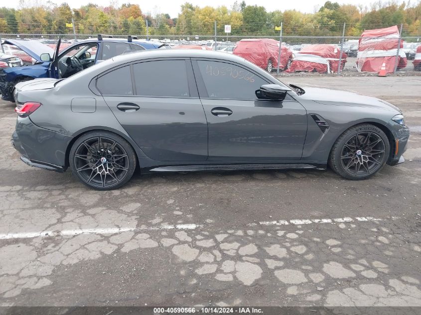 2023 BMW M3 Competition xDrive VIN: WBS43AY0XPFN63379 Lot: 40590566