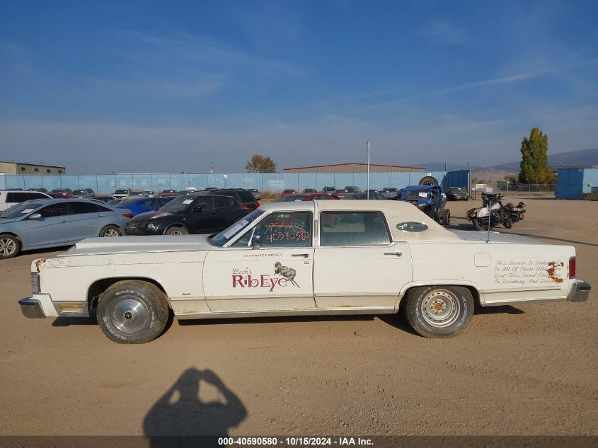 1979 Lincoln Continental VIN: 9Y82S708062 Lot: 40590580