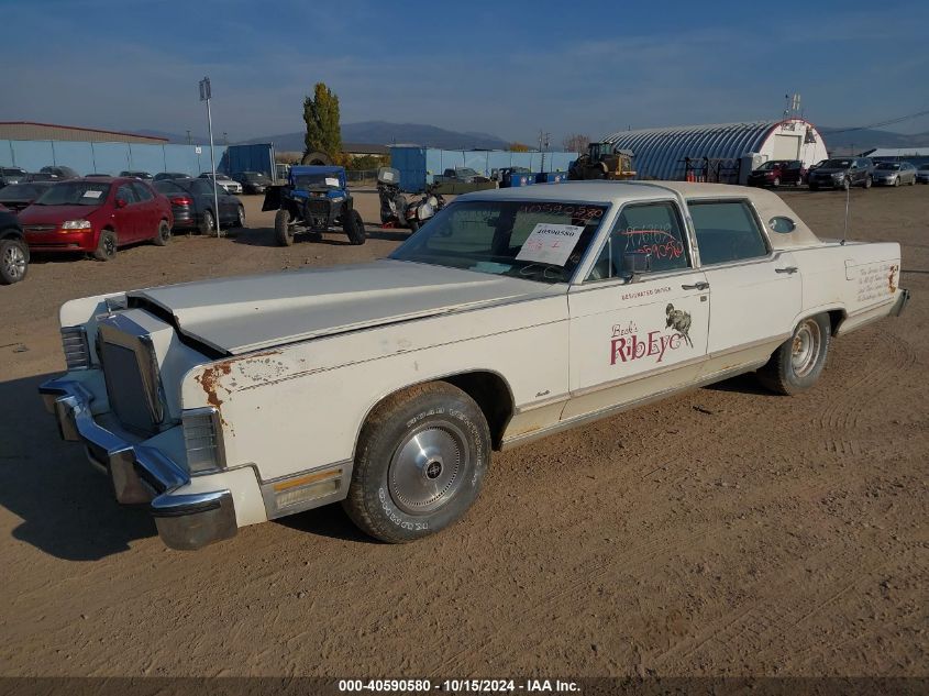 1979 Lincoln Continental VIN: 9Y82S708062 Lot: 40590580