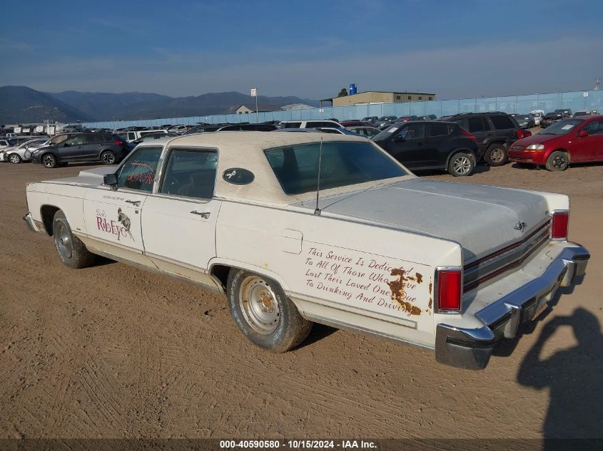 1979 Lincoln Continental VIN: 9Y82S708062 Lot: 40590580