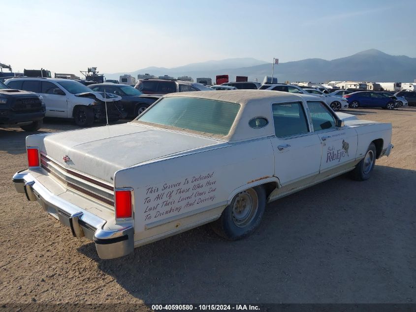 1979 Lincoln Continental VIN: 9Y82S708062 Lot: 40590580