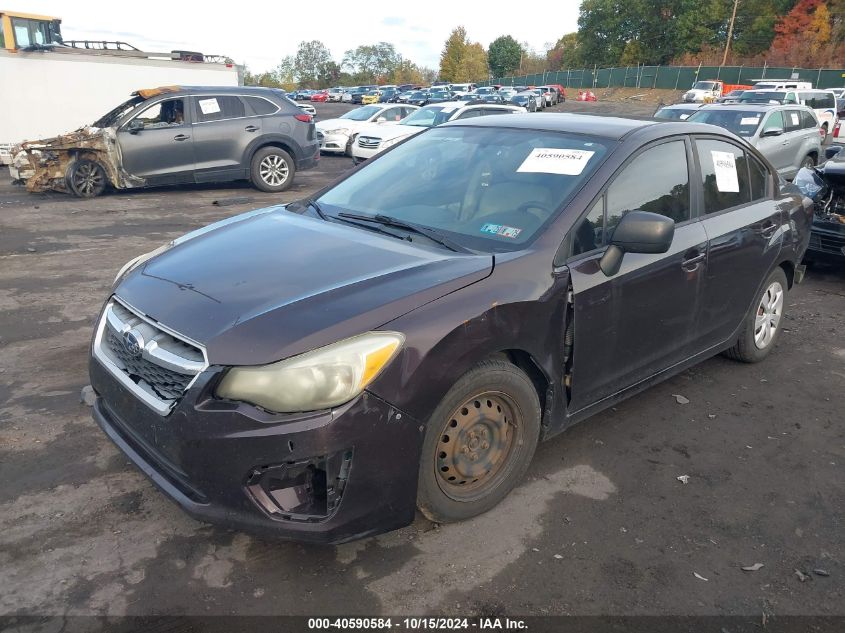 2012 Subaru Impreza 2.0I VIN: JF1GJAA61CH014506 Lot: 40590584