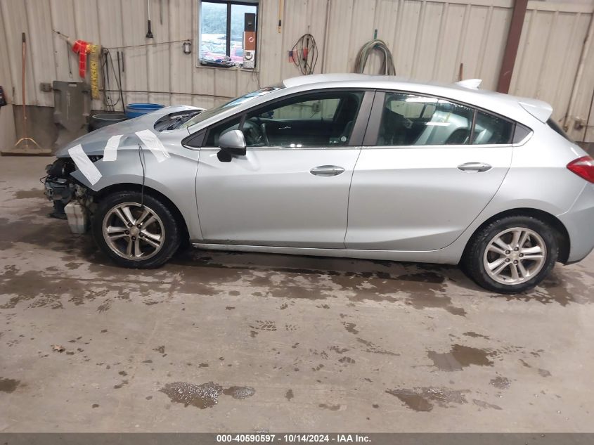 2017 Chevrolet Cruze Lt Auto VIN: 3G1BE6SM8HS587333 Lot: 40590597