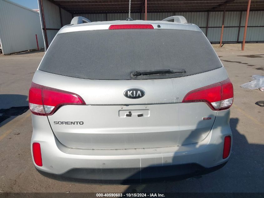 2015 Kia Sorento Lx VIN: 5XYKT3A64FG603590 Lot: 40590603