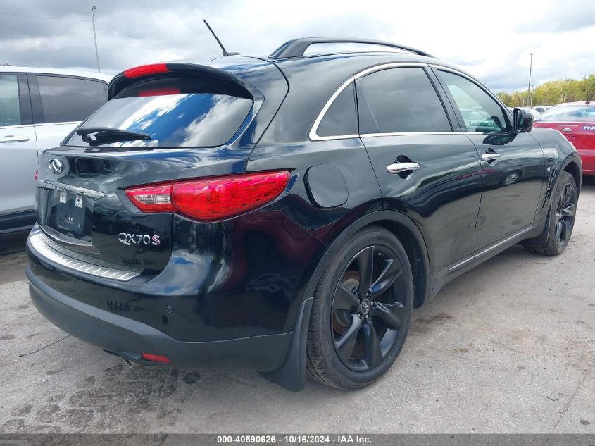 2015 Infiniti Qx70 VIN: JN8CS1MW7FM483102 Lot: 40590626