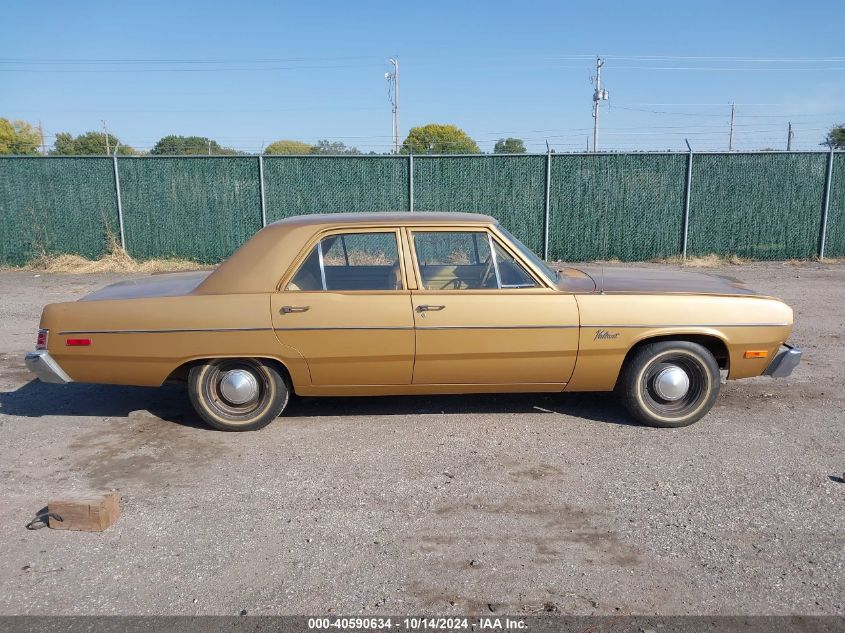 1974 Plymouth Valiant VIN: BL41C4R281139 Lot: 40590634