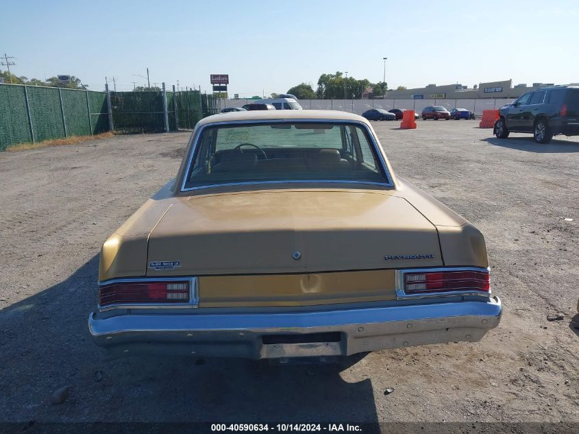 1974 Plymouth Valiant VIN: BL41C4R281139 Lot: 40590634