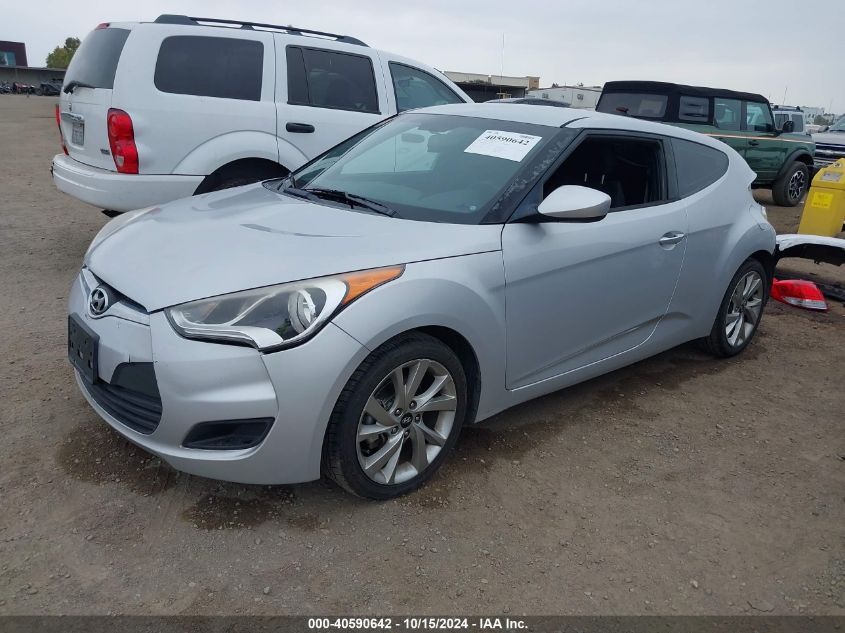 2016 Hyundai Veloster VIN: KMHTC6AD5GU274978 Lot: 40590642