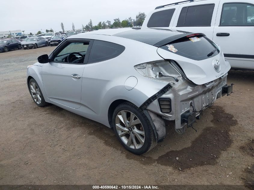 2016 Hyundai Veloster VIN: KMHTC6AD5GU274978 Lot: 40590642