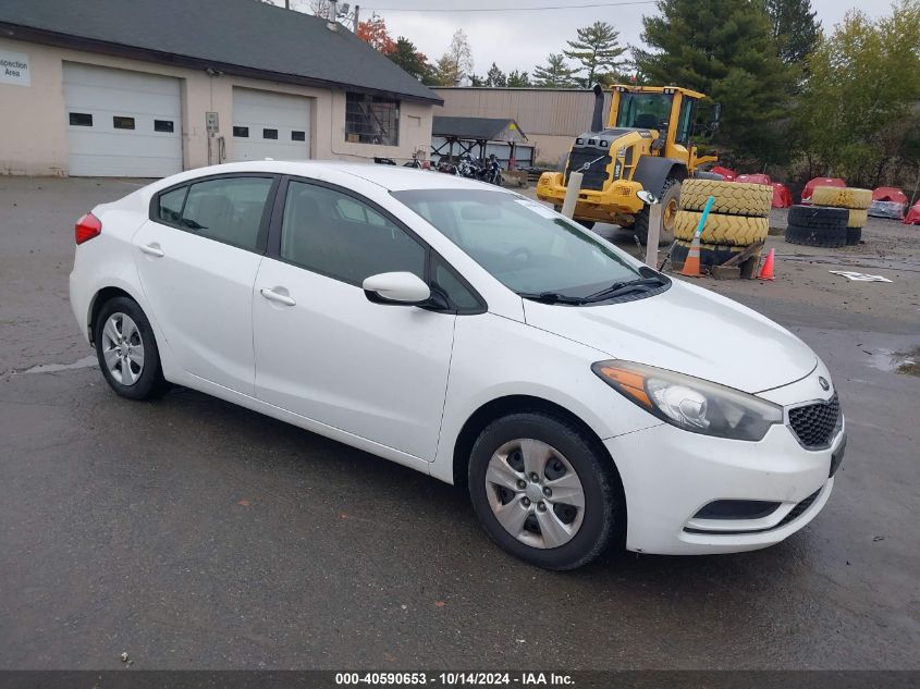 2014 Kia Forte Lx VIN: KNAFK4A62E5057306 Lot: 40590653