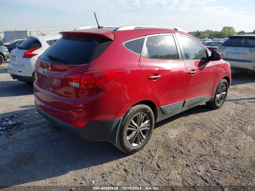 2014 Hyundai Tucson Se VIN: KM8JU3AG6EU844805 Lot: 40590656