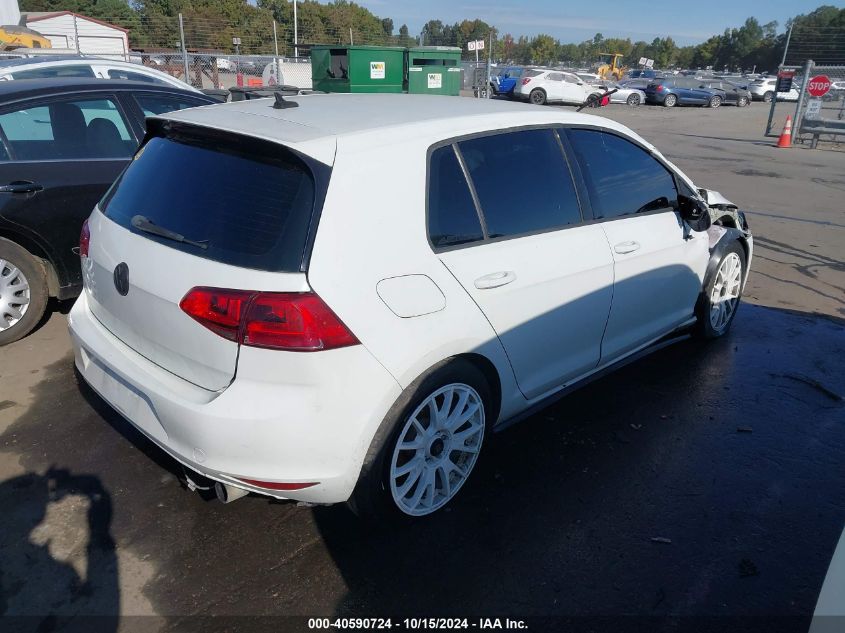 2017 Volkswagen Golf Gti Autobahn 4-Door/S 4-Door/Se 4-Door/Sport 4-Door VIN: 3VW5T7AU2HM016729 Lot: 40590724