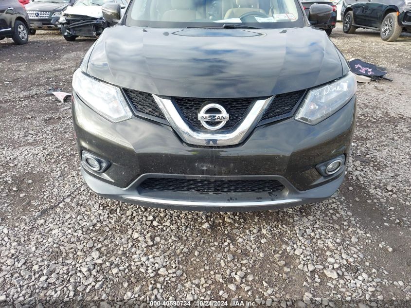 2016 Nissan Rogue Sv VIN: JN8AT2MV9GW154179 Lot: 40590734