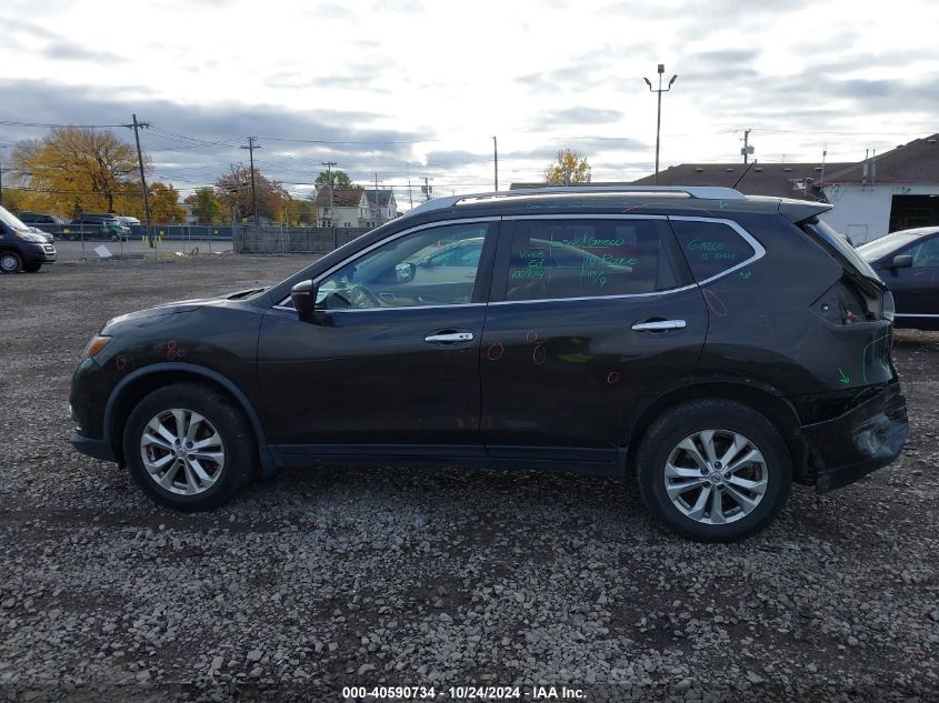 2016 Nissan Rogue Sv VIN: JN8AT2MV9GW154179 Lot: 40590734